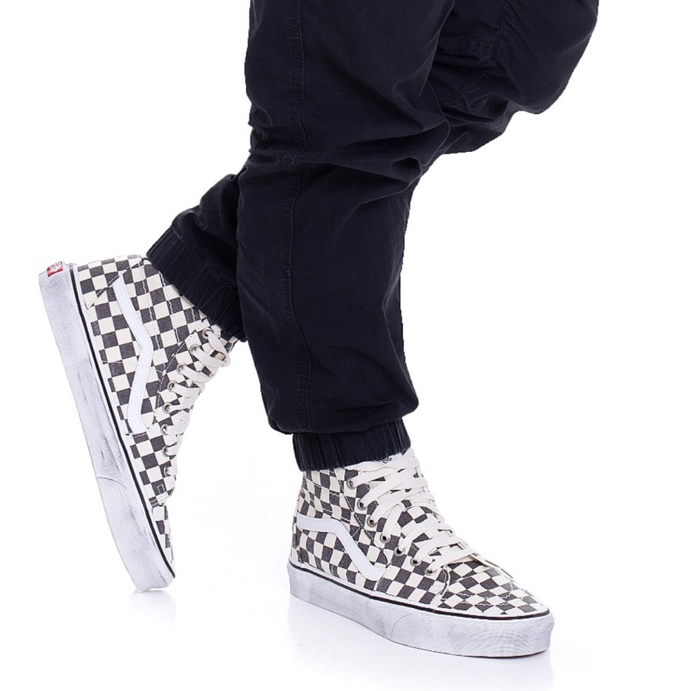 New Vans Sk8-Hi Tapered Asphalt/True Wht Shoes Sz9